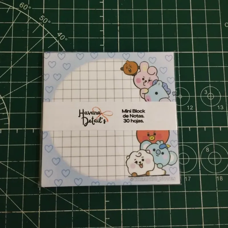 MINI BLOCK DE NOTAS BTS 2