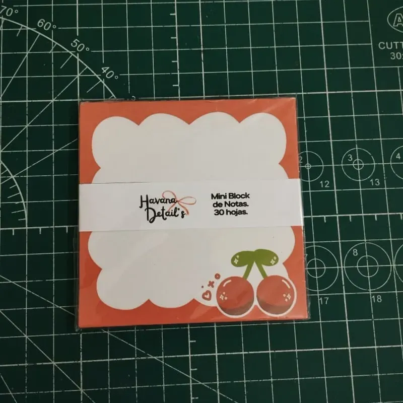MINI BLOCK DE NOTAS CHERRY 