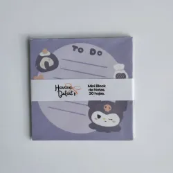 MINI BLOCK DE NOTAS KUROMI 2