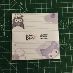 MINI BLOCK DE NOTAS KUROMI 3