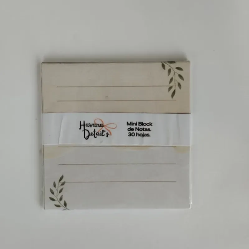 MINI BLOCK DE NOTAS LAUREL