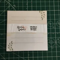 MINI BLOCK DE NOTAS LAUREL