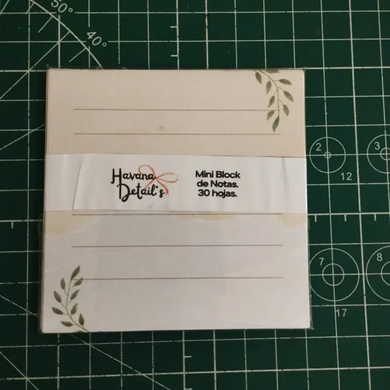 MINI BLOCK DE NOTAS LAUREL