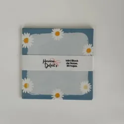 MINI BLOCK DE NOTAS MARGARITAS