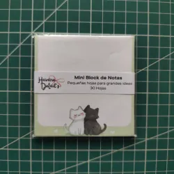 MINI BLOCK PAREJA DE GATITOS 2
