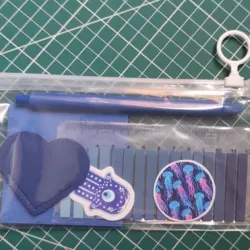 MINI KIT LITERARIO AZUL OSCURO