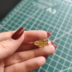 PIN AVIÓN AMARILLO
