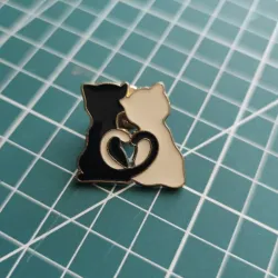 PIN PAREJA DE GATOS