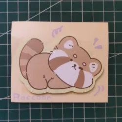 POST IT RACCOON