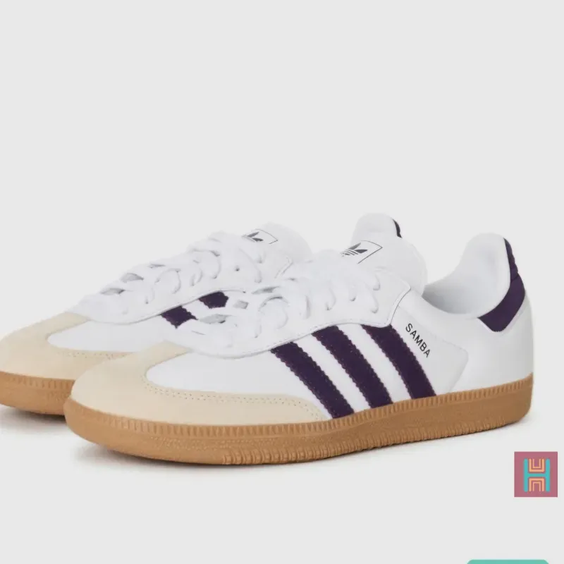 ADIDAS SAMBA OG BLANCO Y MORADO