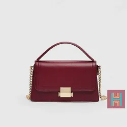 BOLSO DOBLE ASA PEQUEÑO ROJO 0129