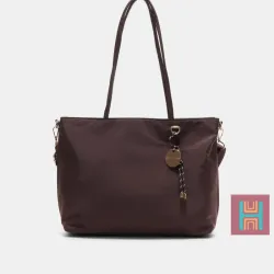 BOLSO SHOPPER TEJIDO CHARM ROJO 0137