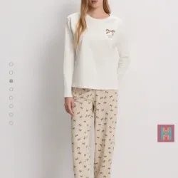 CONJUNTO PIJAMA BLANCO 0105