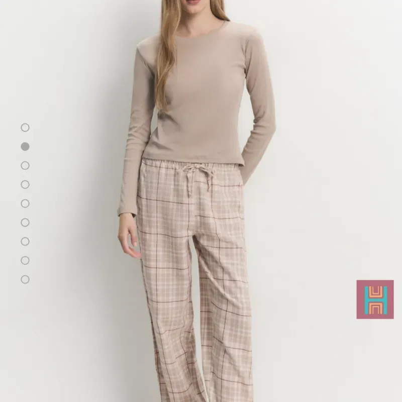 CONJUNTO PIJAMA CANALÉ BEIGE 0110