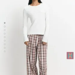 CONJUNTO PIJAMA LARGO CUADRO 0100