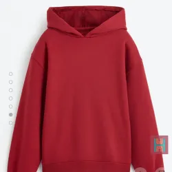 SUDADERA CAPUCHA ROJO 0080