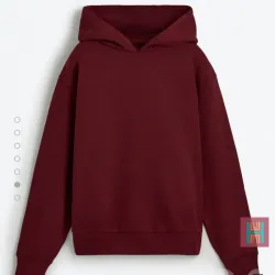 SUDADERA CAPUCHA ROJO 0081