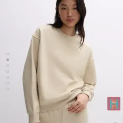 SUDADERA DE CHÁNDAL BEIGE 0071