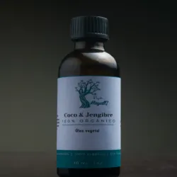 ACEITE DE COCO CON JENGIBRE
