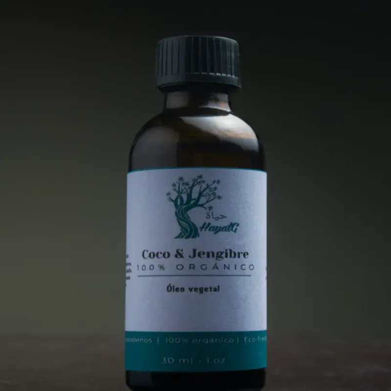 ACEITE DE COCO CON JENGIBRE 