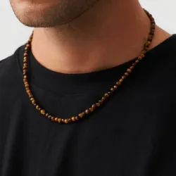 COLLAR DE OJO DE TIGRE