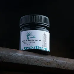 CREMA DE ALOE Y ÁRBOL DEL TÉ 🌿( antiacné)