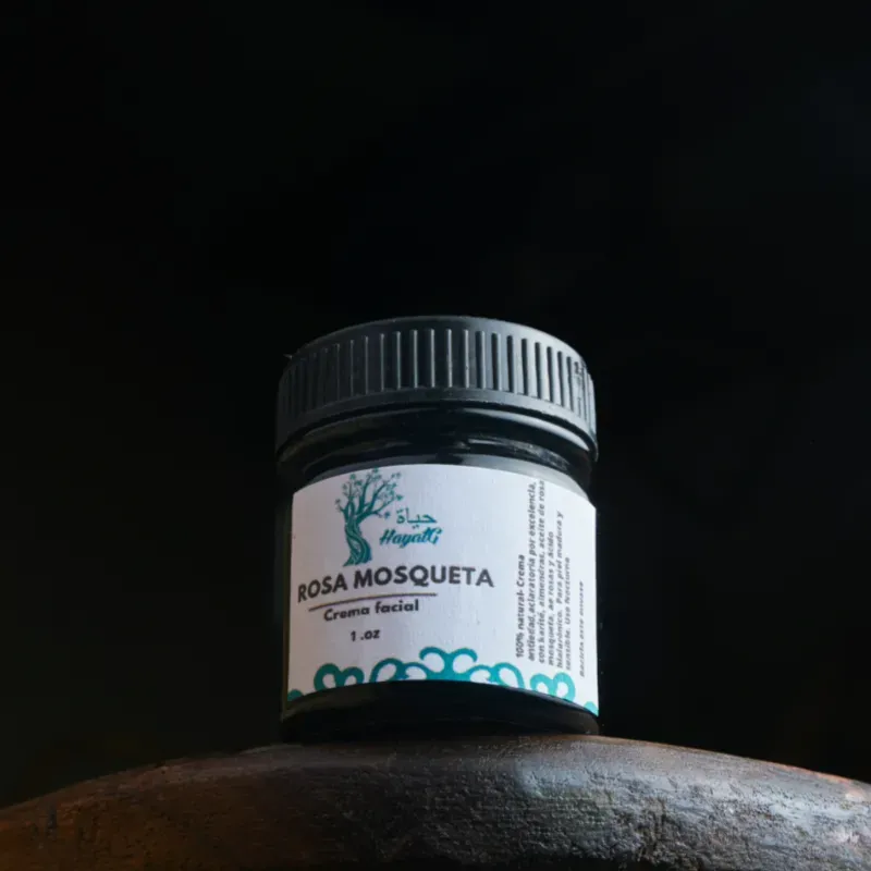 CREMA  FACIAL ROSA MOSQUETA ( antiedad , aclarante)
