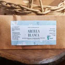 MASCARILLA FACIAL DE ARCILLA BLANCA