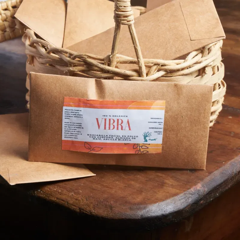 🧡VIBRA🧡 MASCARILLA FACIAL DE CÚRCUMA Y ARCILLA 