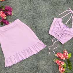 Conjunto de falda y blusa 