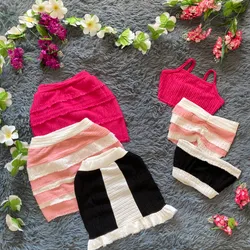 Conjunto de falda y blusa 