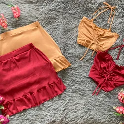 Conjunto de falda y blusa 