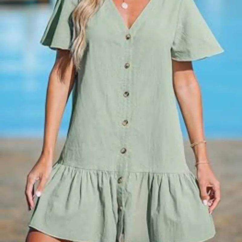 Vestido de botones 