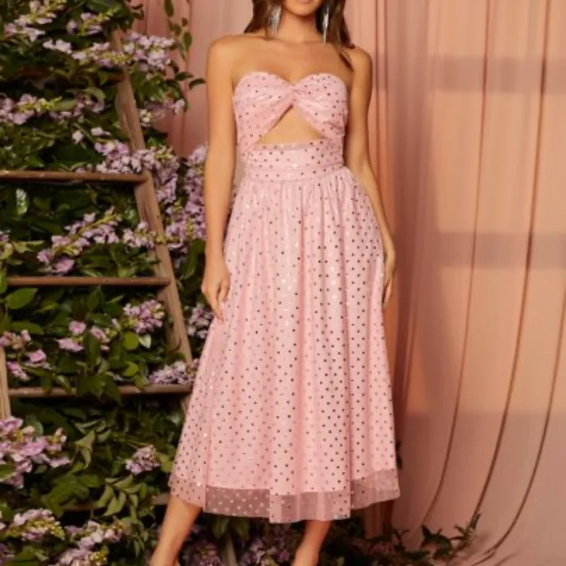 Vestido de brillos 