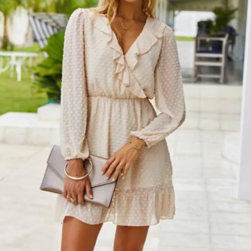 Vestido de mangas largas 