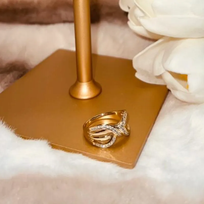 ✨Anillo de Oro Laminado Con baño de oro de 18K