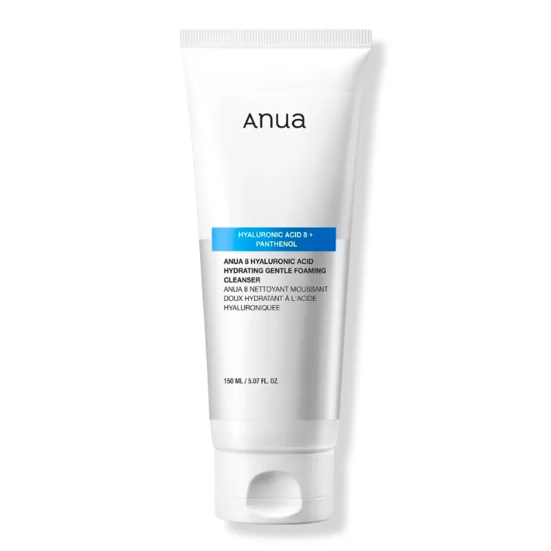 Anua 8 Hyaluronic Acid Hydrating Gentle Foaming Cleanser 💙🫧