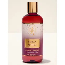 Aromatherapy Vanilla + Nutmeg – Body Wash & Foam Bath✨