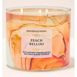 🍑 Bath & Body Works Peach Bellini – Vela Aromática ✨