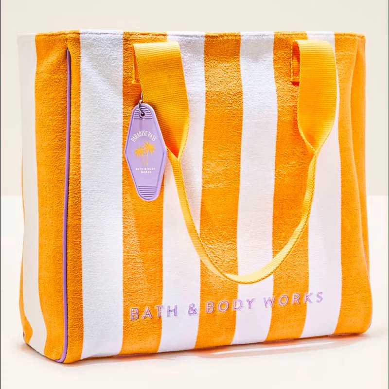 Bolso de Playa Bath & Body Works – Paradise Pass 🌞🧡