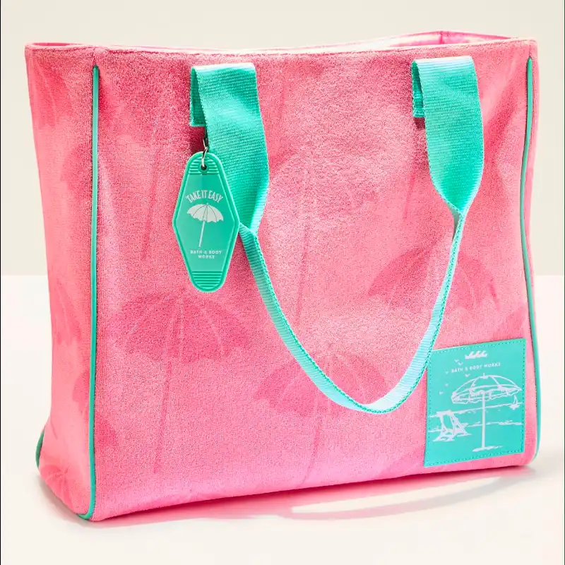 Bolso de Playa Bath & Body Works – Take It Easy 🌸💚
