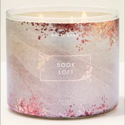 📚🕯️Book Loft Vela de 3 mechas 