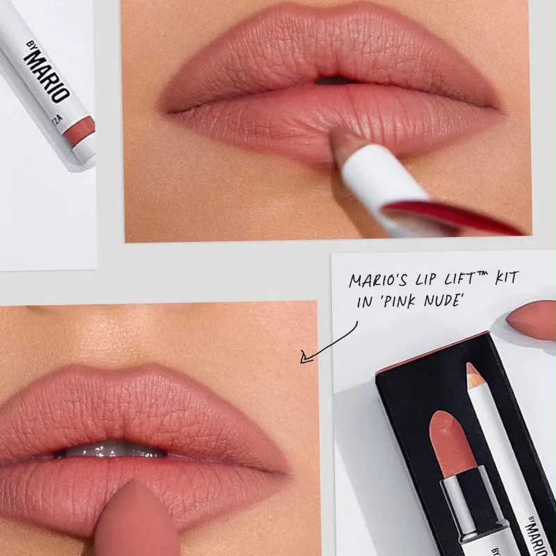 By Mario Mario’s Lip Lift™ Kit – Tono Pink Nude 💋✨