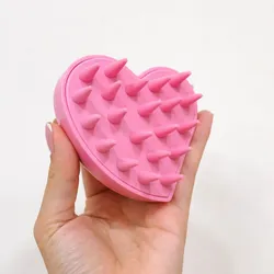 Cepillo masajeador (rosado corazón)