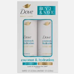 Dove Coconut & Hydration Shampoo & Conditioner
