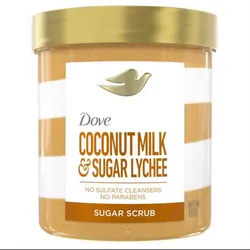 🥥 Dove Coconut Milk & Sugar Lychee Sugar Scrub