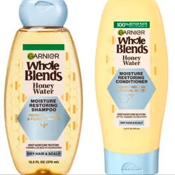 ✨ Garnier Whole Blends Honey Water Shampoo + Conditioner ✨