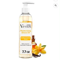 Gillette Venus Moisturizing Shave Oil – Vanilla & Honey 🍯✨