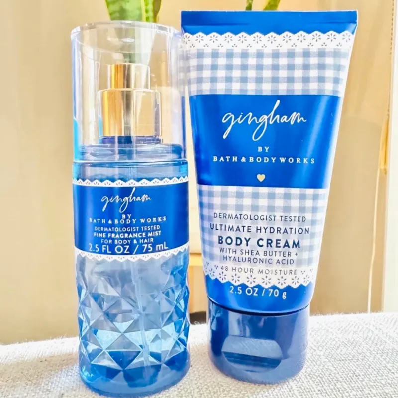đ Gingham (Mini Fine Fragrance Mist + Mini Body Cream)