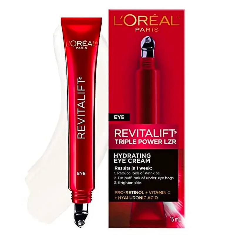 L’Oréal Revitalift Triple Power LZR Eye Cream 👁️❤️